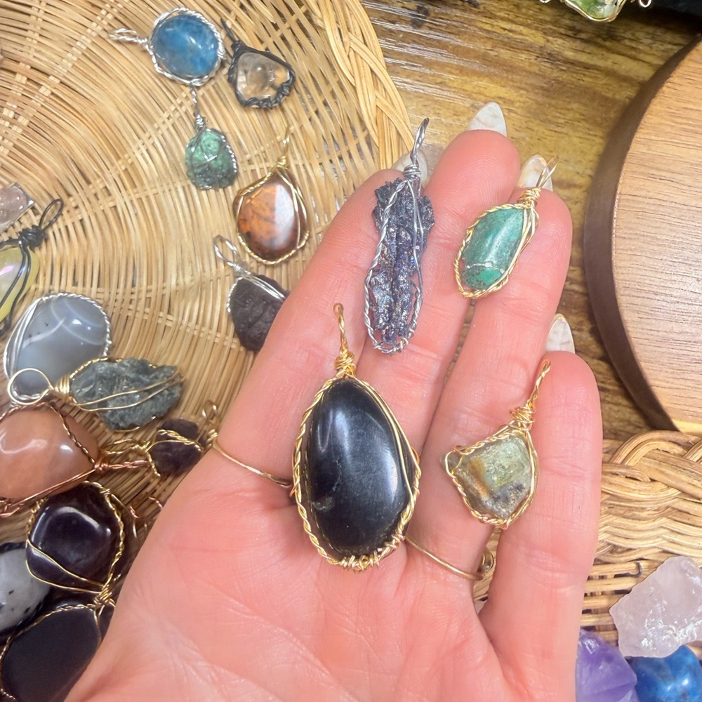 Handcrafted Gemstone Pendants - image 4